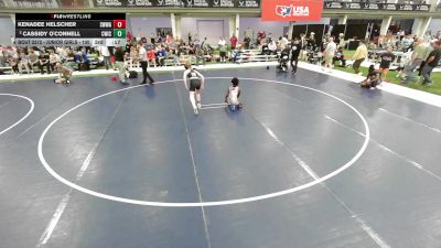 Junior Girls - 100 lbs Cons. Round 2 - Sophia Stecher, Missouri vs Lemuna Gurisho, Doomsday Wrestling Club