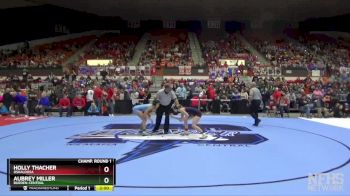 105 lbs Champ. Round 1 - Holly Thacher, Oskaloosa vs Aubrey Miller, Burden-Central