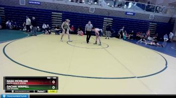 145 lbs 3rd Place Match - Dacian Winmill, 208 Badgers vs Nash McMilian, South Middle School