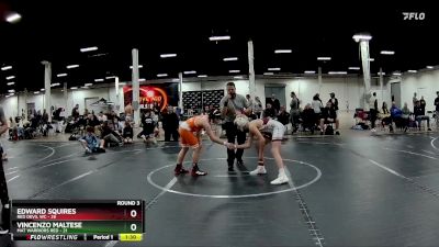 110 lbs Round 3 (4 Team) - Edward Squires, Red Devil WC vs Vincenzo Maltese, Mat Warriors Red