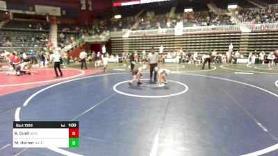 78 lbs Round Of 16 - Brody Duell, Burlington Youth Wrestling vs Maddox Horner, Natrona Colts