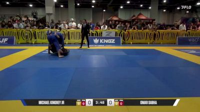 Michael Kingrey Jr vs Omar Sabha 2025 American National IBJJF Jiu-Jitsu Open Championship