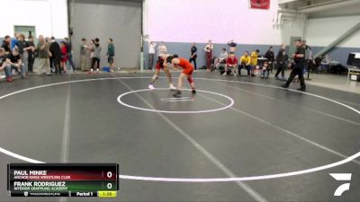 132 lbs Round 2 - Frank Rodriguez, Interior Grappling Academy vs Paul Minke, Anchor Kings Wrestling Club