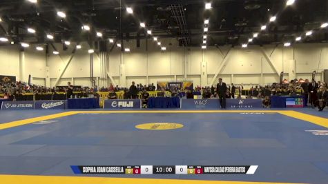 Mayssa Caldas Pereira Bastos vs Sophia Joan Cassella 2024 World IBJJF Jiu-Jitsu No-Gi Championship