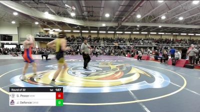 165 lbs Round Of 32 - Grady Pease, Medomak Valley vs Jesse Defonce, Danbury