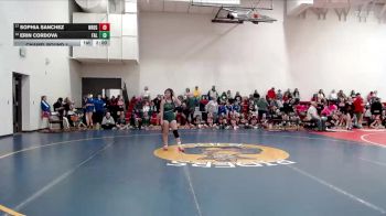 105 lbs Champ. Round 1 - Sophia Sanchez, North Ridge vs Erin Cordova, Falcon