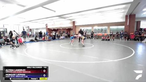 132 lbs Cons. Semi - Morgan Layman, Front Royal Wrestling Club vs Alyssa Landrum, Herndon High School Wrestling