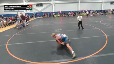 165 lbs Champ. Round 2 - Greyson Strickland, Unattached vs Vic Cusatis, Unattached