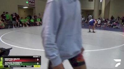 150 lbs Round 3 (6 Team) - Nathan Barrett, BHWC/ Florida Supreme vs Weston Neutz, Funky Boyz