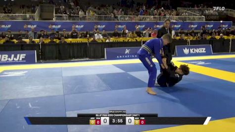 Geoffrey Immanuel Cambronne vs Jesus Jay Arenas 2026 Pan Kids Jiu-Jitsu IBJJF Championship