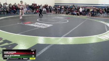 172 lbs Champ. Round 1 - Micah Bullerman, Adrian Area vs Kade Gaydon, Blue Earth Area