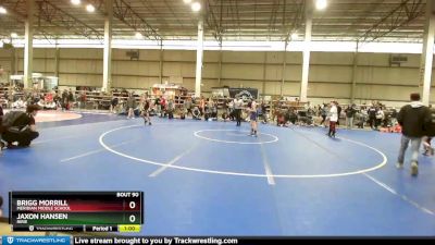 85 lbs Cons. Round 4 - Brigg Morrill, Meridian Middle School vs Jaxon Hansen, Ririe