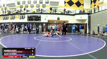 124 lbs Semifinal - Kambyr Posey, Contenders Wrestling Academy vs Elani Alvarez, Merrillville Pirates Wrestling Club