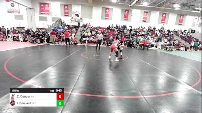 120 lbs Consolation - Caleigh Cooper, Pinkerton Academy vs Isabelle Boisvert, Bedford