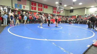 155 lbs Round Of 16 - Weston Johnson, Hilldale vs Wyatt Powell, Checotah