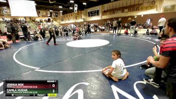 70 lbs Round 1 - Joshua Box, Temecula Valley Wrestling Club vs Camila Huizar, Socal Grappling Wrestling Club