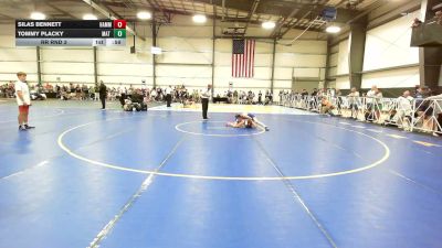 90 lbs Rr Rnd 3 - Silas Bennett, Hammers - MS vs Tommy Placky, Mat Warriors PWC - MS