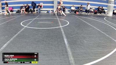 210 lbs Round 1 (8 Team) - Rion Lena, CTWHALE vs Zack Hudson, Junior Terps