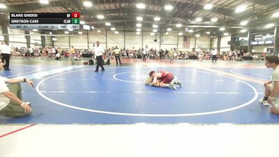 112 lbs Rr Rnd 2 - Blake Ghersi, MF Army MS - MS vs Greyson Cain, Claw & Conquer - MS