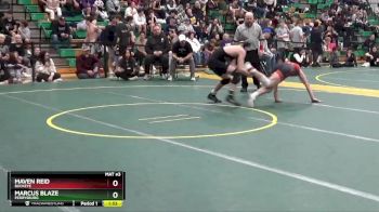 132 lbs Champ. Round 3 - Marcus Blaze, PERRYSBURG vs Maven Reid, BUCKEYE