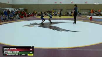 84 lbs Semis (4 Team) - Wyatt Barthel, Big Lake vs Carmello Booker, Dassel-Cokato-Litchfield