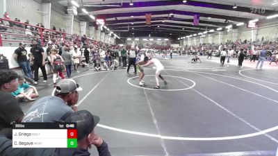 86 lbs 3rd Place - Jacob Griego, Wolfpack Wrestling Academy vs Christian Begaye, Montezuma Creek Roughneck Wrestling