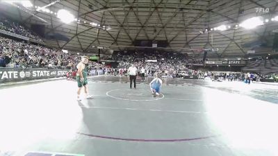 Boys 3A 285 lbs Champ. Round 2 - Reilly Boyer, West Seattle vs Caleb Johnson, Marysville Getchell