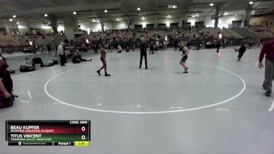 105 lbs Cons. Semi - Titus Vincent, Tennessee Valley Wrestling vs Beau Kupfer, Rountree Wrestling Academy