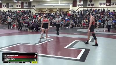 126 lbs Round 1 - Madi Peach, Milton vs Noah Swigart, Fort Madison