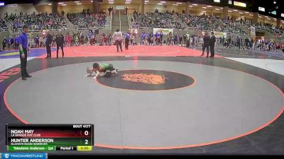 59 lbs Cons. Round 2 - Noah May, La Grande Mat Club vs Hunter Anderson, Klamath Basin Warriors