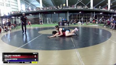 163 lbs Placement Matches (8 Team) - Melody Vazquez, Indiana vs Reghan Koch, Ohio