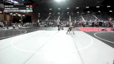 88 lbs Quarterfinal - Quik Sylva, Sturgis Youth WC vs Gabriel Cordova, Green River Grapplers