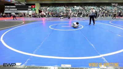 43 lbs Consi Of 4 - Kyrie Ewing, Nashville Catholic Wrestling vs Colt Johnson, Greenwave Youth Wrestling Club