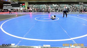 43 lbs Consi Of 4 - Kyrie Ewing, Nashville Catholic Wrestling vs Colt Johnson, Greenwave Youth Wrestling Club