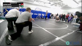 90 lbs Rr Rnd 2 - Karter Sales, Blanchard Wrestling Club vs Otha Douglas, Clinton Youth Wrestling