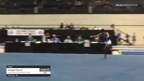 Aneesh Burra - Floor, John Pancott Gymnastic Center - 2021 USA Gymnastics Development Program National Championships