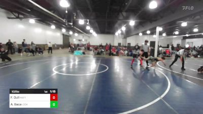 102 lbs Quarterfinal - Forrest Dull, Mattime vs Anthony Baca, Lockjaw WC