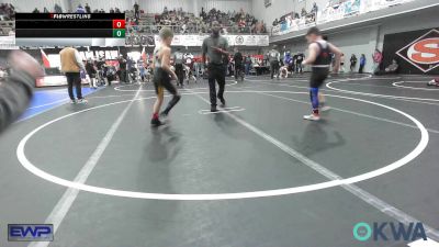 75 lbs Quarterfinal - Tyson Walters, Madill Takedown vs Parker Thornton, Raw Wrestling Club