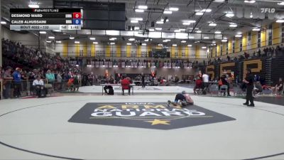 132 lbs Champ. Round 1 - Desmond Ward, Iowa vs Caleb Alhussaini, Moen Wrestling Academy