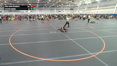 65 lbs Cons. Round 3 - Colton Brink, Alber Athletics vs Jude Montgomery, Unattached