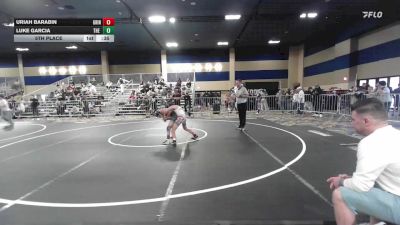 83 lbs 5th Place - Uriah Barabin, Grindhouse WC vs Luke Garcia, The Valley WC