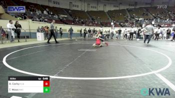 60 lbs 2nd Place - Beau Corby, Elgin Wrestling vs Tucker Moss, Rwc