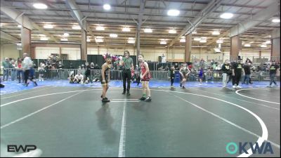 83 lbs Quarterfinal - Rafael Trevino, Madill Takedown vs Cooper Bessette, Amped Wrestling Club