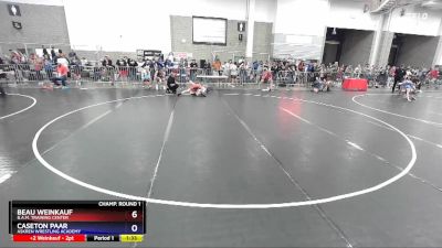 108 lbs Champ. Round 1 - Beau Weinkauf, B.A.M. Training Center vs Caseton Paar, Askren Wrestling Academy