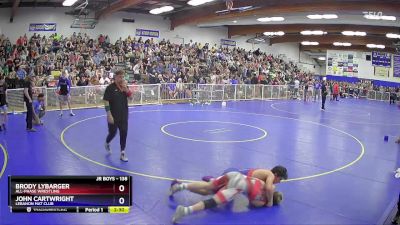 138 lbs Champ. Round 1 - Brody Lybarger, All-Phase Wrestling vs John Cartwright, Lebanon Mat Club