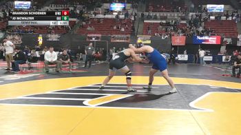 AA - 285 lbs Semifinal - Brandon Schoenen, Great Falls / MSDB vs JD McWalter, Gallatin (Bozeman)