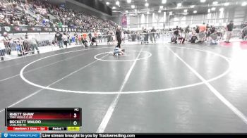 49 lbs Quarterfinal - Beckett Waldo, Lakeland WC vs Rhett Shaw, Toro World Club