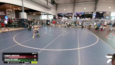 55 lbs Cons. Round 1 - Izaias De Leon, Takedown Elite Wrestling vs Aaron Arroyos, El Paso Enforcers Wrestling Club