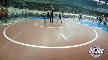 55 lbs Round Of 16 - Matthew "Boone" Jolley, Chickasha Youth Wrestling vs Colt Topping, Smith Wrestling Academy