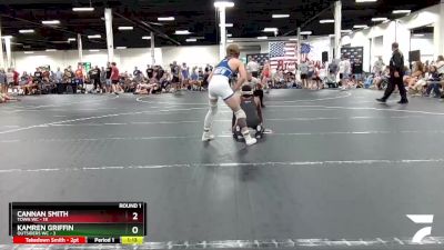 126 lbs Round 1 (4 Team) - Cannan Smith, Town WC vs Kamren Griffin, Outsiders WC